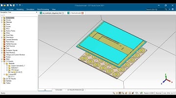 5G 6G high gain direction four frequency band antenna Metamaterial based antenna CST