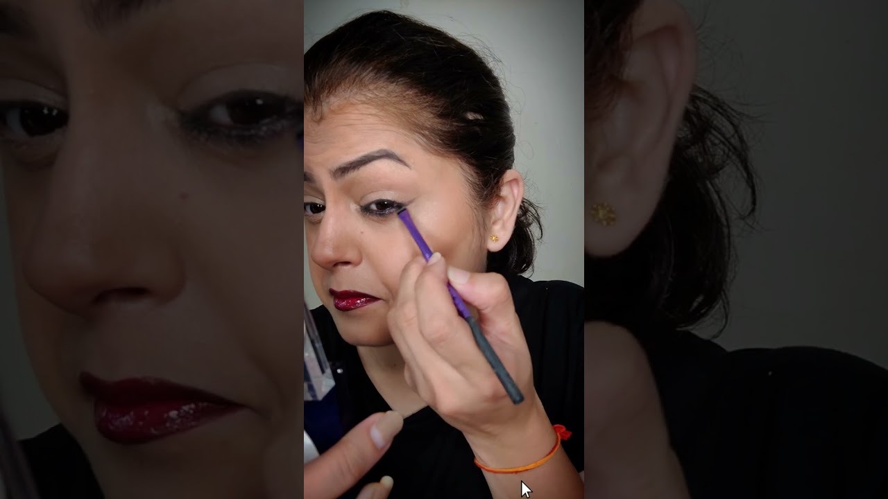 REVERSE EYELINER TRICK! 👁️ 