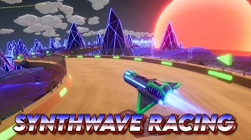 Synthwave Outrun Game in Unreal Engine 5