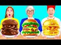 Reto De Cocina Yo vs Abuela | Impresionantes Trucos de Cocina
