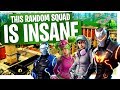 This Random Squad is INSANE! - Fortnite Squads Gameplay