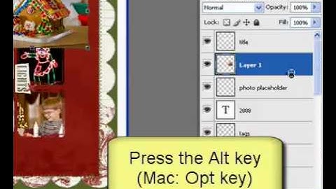 How to use Clipping Masks in Photoshop or Photoshop Elements
