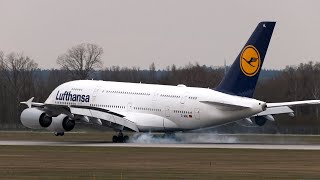 Massive A380 Touches Down in Munich!