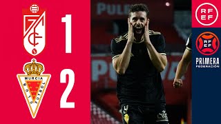 Resumen #PrimeraFederación | Club Recreativo Granada 1-2 Real Murcia CF | Jornada 1, Grupo 2
