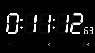 10 Hours (9:59:59.99) Countup Timer or Stopwatch (Fullscreen Timer)