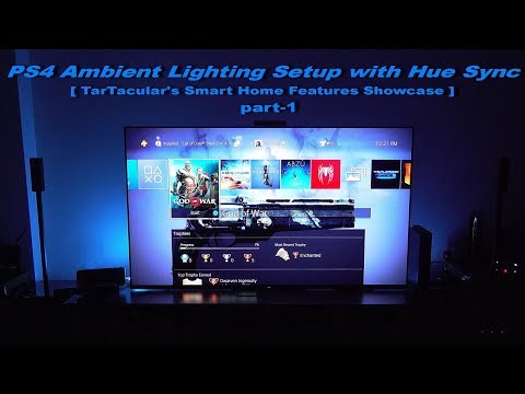 PS4 Ambient Game Lighting Using Hue Sync Part-1 [Smart Home]