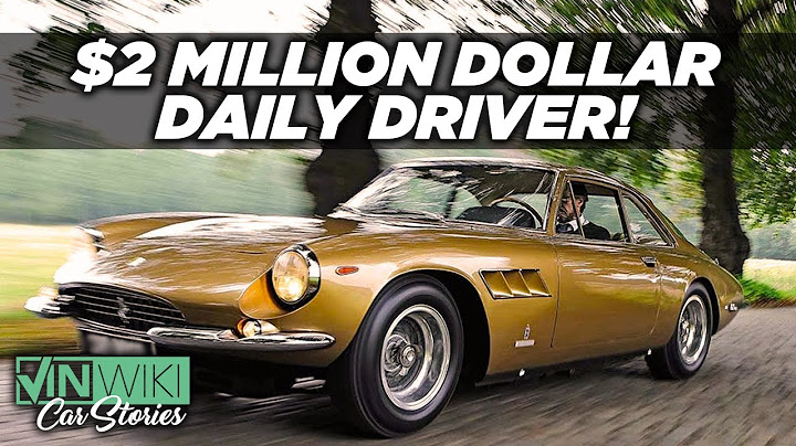 He daily drives a $2 million Ferrari