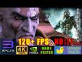 God of War 3 RPCS3 - Intro &amp; Poseidon Battle 4K 120+ FPS, Nvidia Game Filter - Gameplay 2026