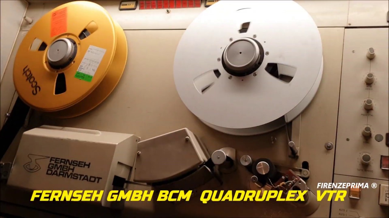 Fernseh GmBh  BCM Quadruplex video recorder