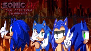 Sonic.exe The Disaster 2D Remake moments-Who should I play as,we have sonic,sonic,sonic,and santiago