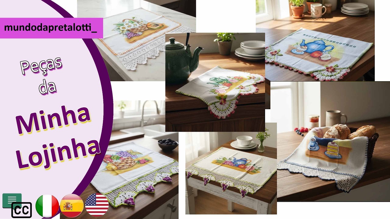 Lindos Panos de Prato Disponiveis /Peças Unicas #crochet #panodeprato