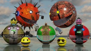 Pacman & Ms Pacman vs Robot Pacman & Monster Pacman - Best Adventures 2