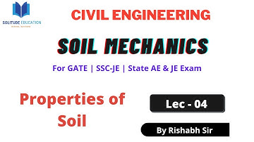 3-Phase Diagram & Properties of Soil | Soil Mechanics For SSC-JE | State AE & JE Examination