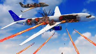 Realistic Plane Shootdowns & Crashes 4 😱 Teardown