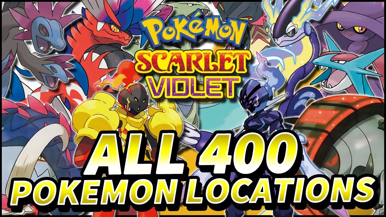 Pokemon Scarlet & Violet GBA - All Pokedex / Area Locations 
