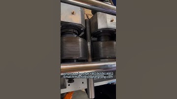 Hydraulic metal rod thread rolling machine factory #machine #thread #threadrolling #factory #china