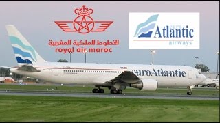 Euroatlantic 767-300Er B763 Landing & Taxiing At Yul On 24R