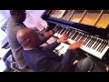 NAMM 2014 Kenneth Crouch and friend at Ravenscroft pianos for Keyboard Magazine