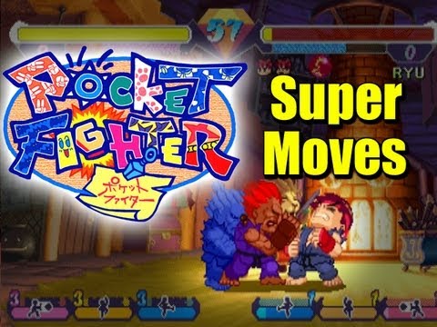 Super Gem Fighter Mini Mix Pocket Fighter All Super Moves