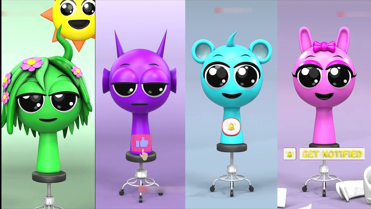 SPRUNKI FunBox HELP! 😱 | Pure Sprunki Animation | Tiles Hop EDM Rush ...