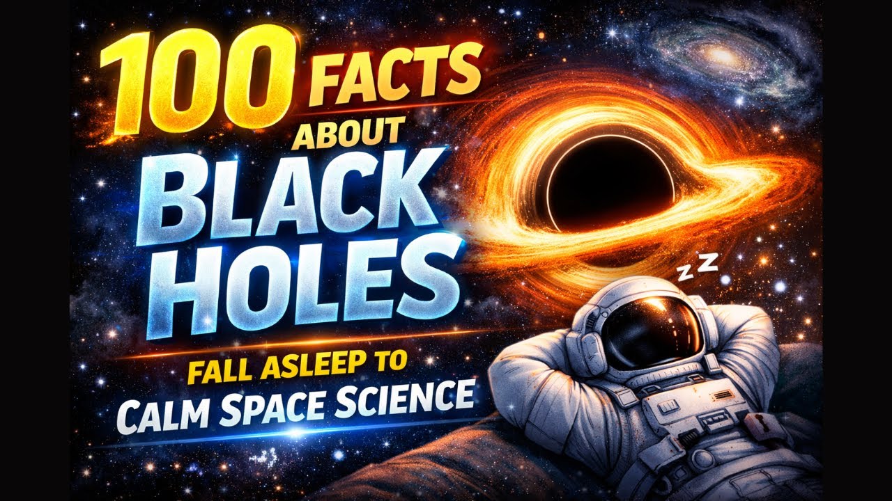 100 Facts About Black Holes — Fall Asleep to Calm Space Science | Midnight Science 🌙