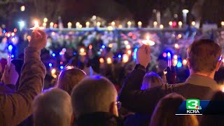 Hundreds Attend Vigil To Honor Slain Davis Officer