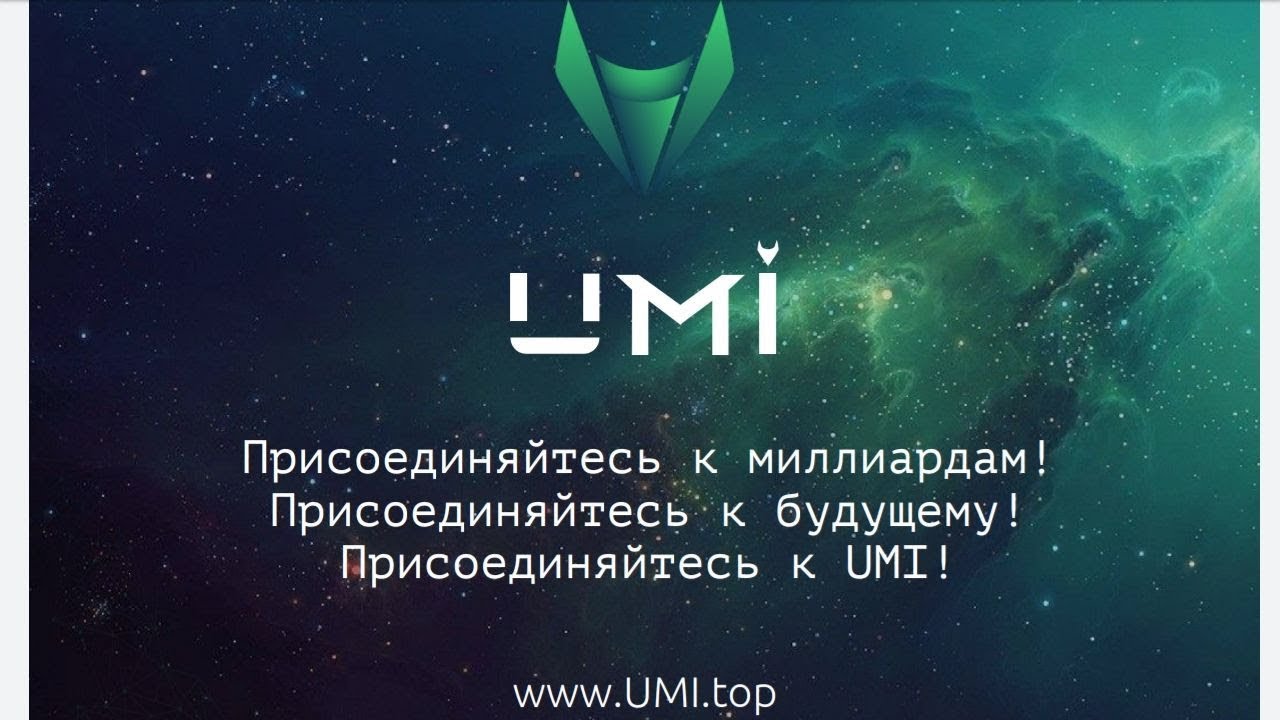 Условия и положения криптовалюты UMI на сайте umi.top!