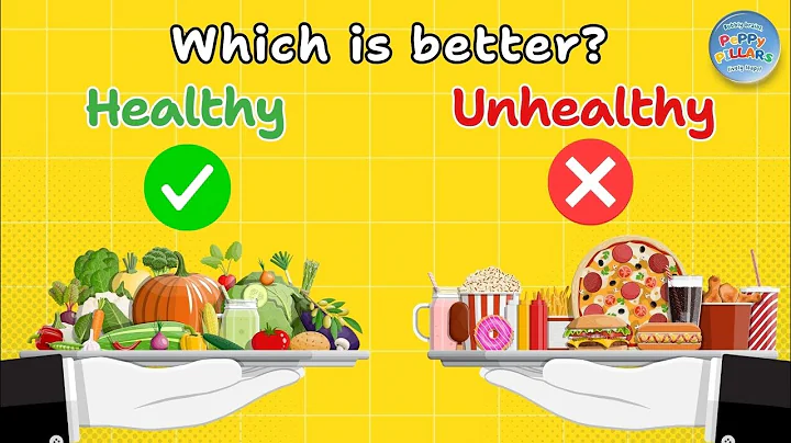 Healthy Food vs. Junk Food | Difference between Healthy & Unhealthy food | Healthy Habits for Kids 