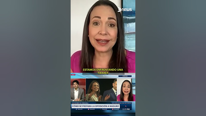 Como se prepara la oposición en Venezuela de cara a las elecciones, María Corina Machado en #DNEWS
