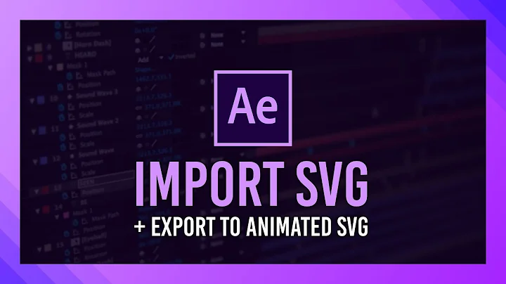 Import SVG to Shapes + Render to SVG | After Effects Guide