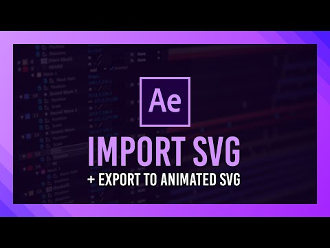 Import Svg To Shapes + Render To Svg | After Effects Guide - Youtube
