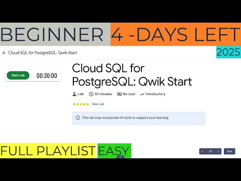 Cloud SQL for PostgreSQL: Qwik Start | #qwiklabs | #GSP152