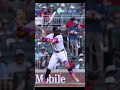 Ronald Acuña Jr. Slo Mo Swing #mlb #baseball #shorts