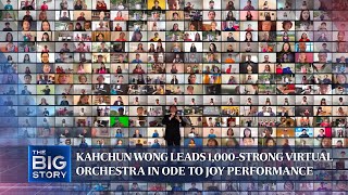 Kahchun Wong leads 1,000-strong virtual orchestra in Ode to Joy performance | THE BIG STORY