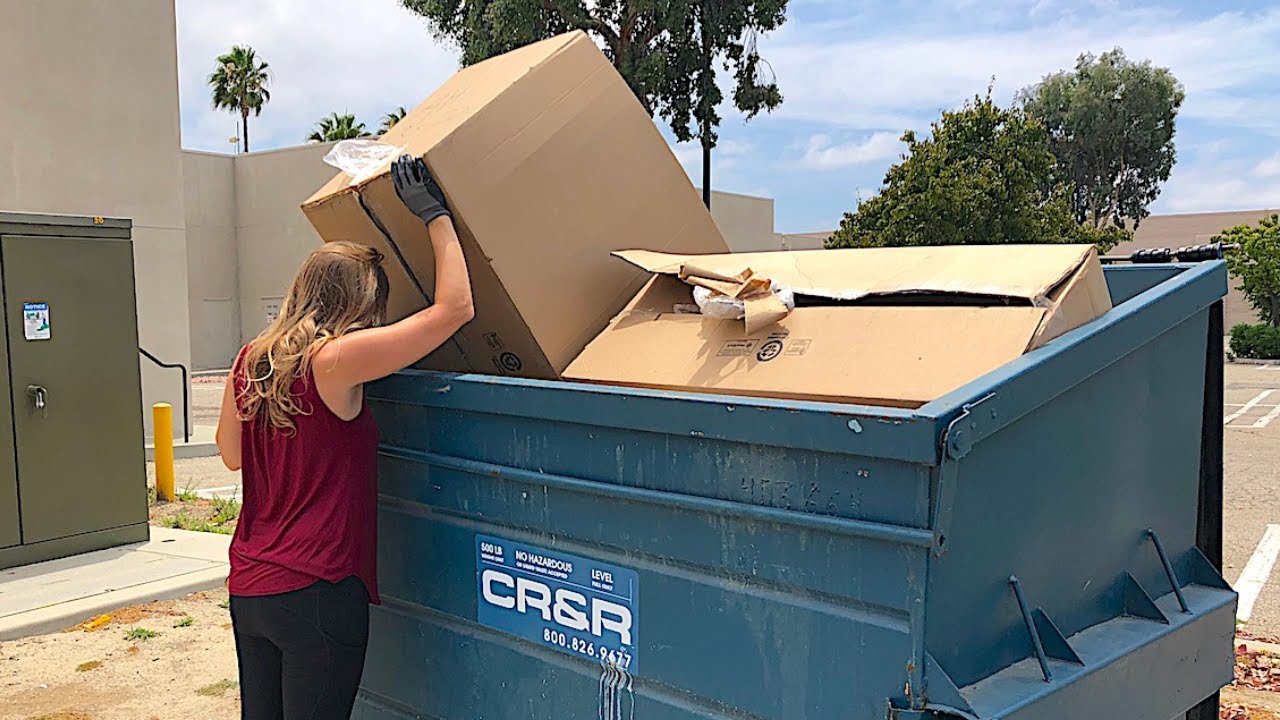 Dumpster Diving Store tried to hide the good stuff! YouTube