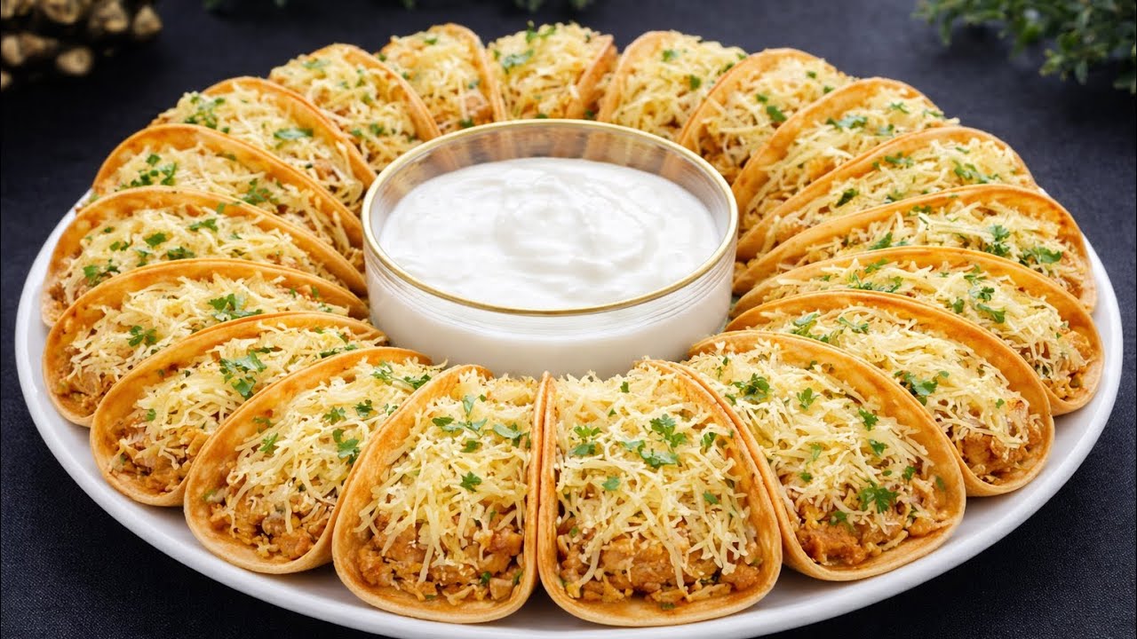 جديد مملحات رمضان2026🌙ميني طاكو بحشوة لذيذة متشبعوش منها