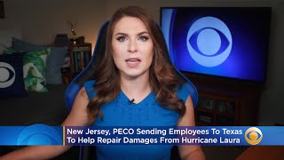 New Jersey, PECO Sending Employees To Texas To Help Repair Damages From Hurricane Laura