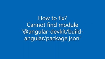 Cannot find module 