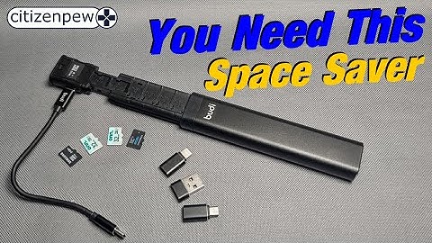 Budi Multifunctional Card Reader - Great SD Card Space Saver & More