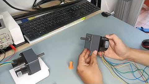 มอเตอร์บัสเลสดีซี BLDC Motor DC24V 400RPM Nema23 (57mm) JK57BLS005+ECCENTRIC Reduction ratio10