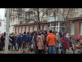 Славянск 6 апреля 2022 год, очередь за гуманитаркой