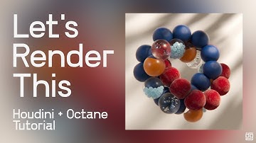 Houdini Rendering Tutorial - Vellum Bubbly Torus