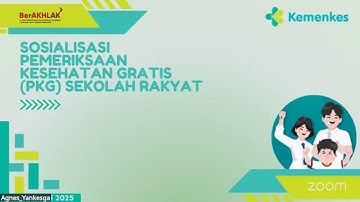 Orientasi Tenaga Kesehatan Tentang Pemeriksaan Kesehatan Gratis (PKG) Sekolah