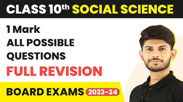 Social Science - MCQ Marathon Class 10 | Class 10 SST MCQ
