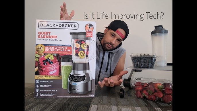 BLACK AND DECKER POWERCRUSH DIGITAL BLENDER with Quiet Technology Unboxing  and Review 