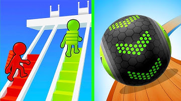 Bridge Race Vs Going Balls🪀🪀Walkthrough Android iOS Gameplay HTRE43