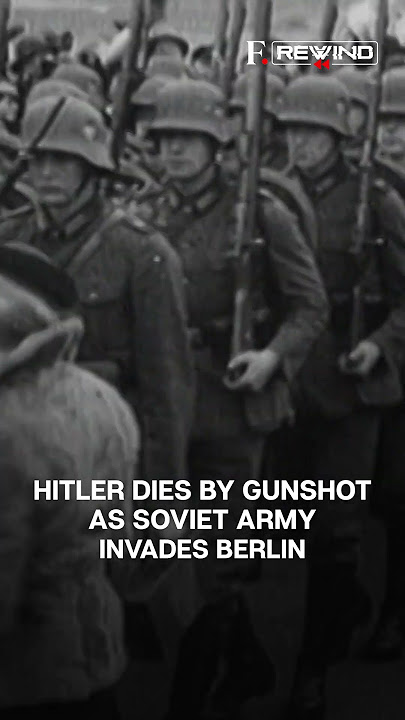 Adolf Hitler & His Wife Shoot Themselves As Soviet Troops Approach | Firstpost Rewind