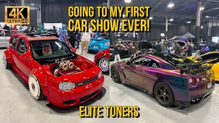 MY FIRST CAR SHOW EVER! BEST BUILDS I SAW AT ELITE TUNER IN NJ! (4K ULTRA HD)