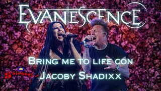 Bring me to life - Evanescence yJacoby Shaddix en vivo REACCIÓN