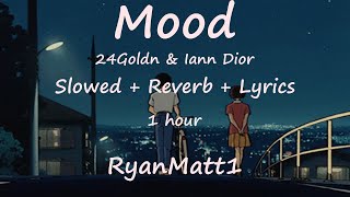 Mood 1 hour Clean (Slow Reverb) - 24kGoldn \& Iann Dior - Lyrics - Music to study to